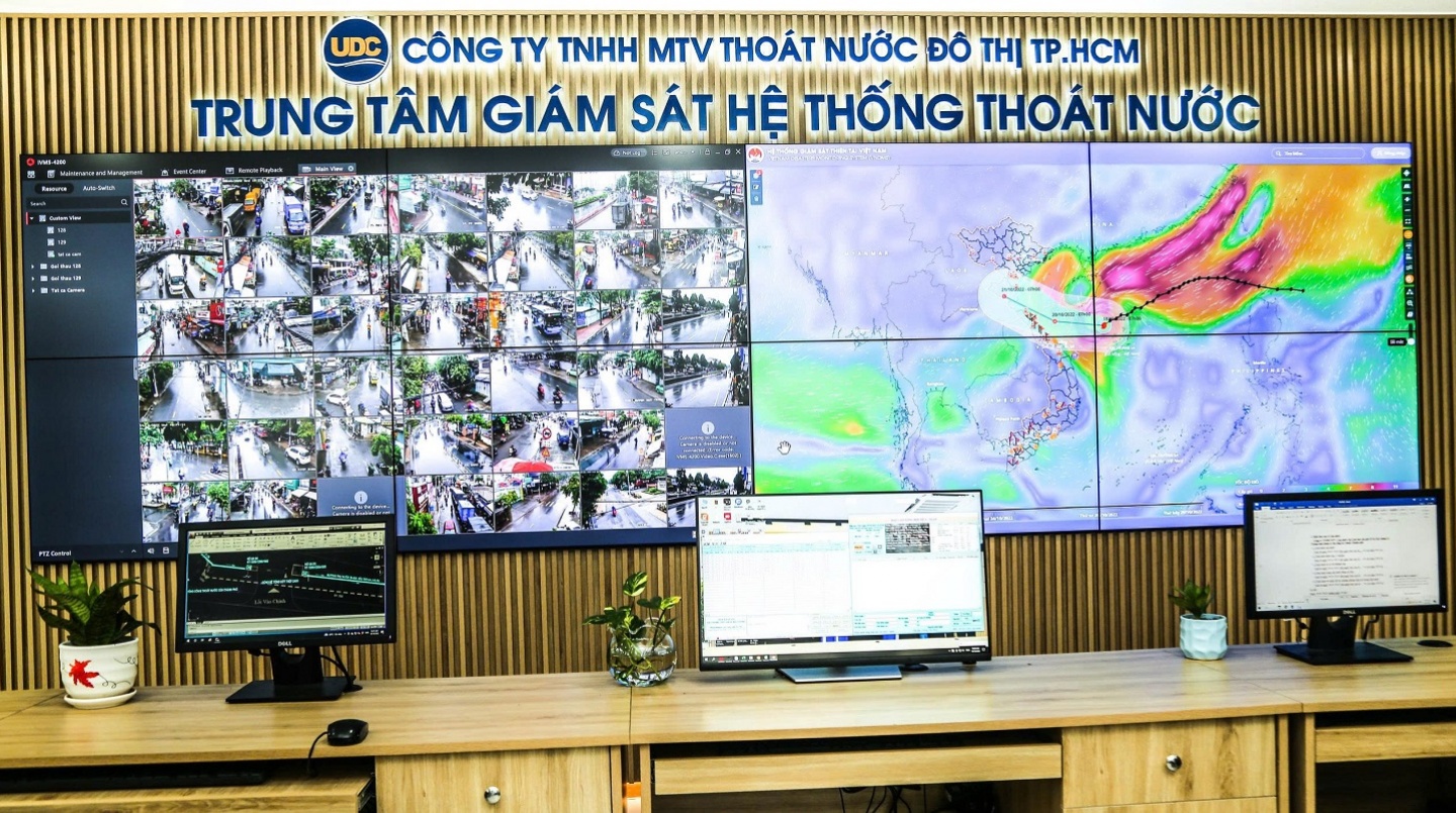 Trung tâm giám sát hệ thống thoát nước