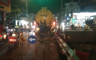 Công trình khơi thông dòng chảy dọc Kênh Liên Xã