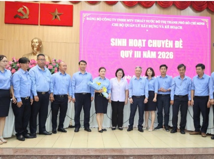 UDC tiên phong tổ chức sinh hoạt chi bộ điểm khối doanh nghiệp TP.HCM