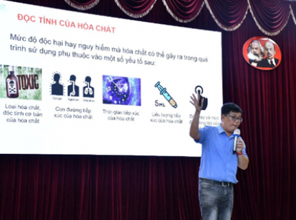 UDC huấn luyện an toàn hóa chất cho 1.247 CBCNV