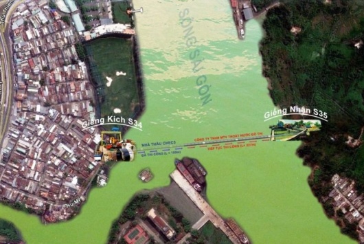 Gói thầu 7B - Kích đoạn cống bao (phần còn lại) vượt sông Sài Gòn